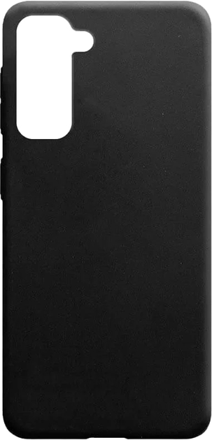 Etui Beline Silicone do Samsung Galaxy S21 Plus Black (5903919064406) - obraz 1