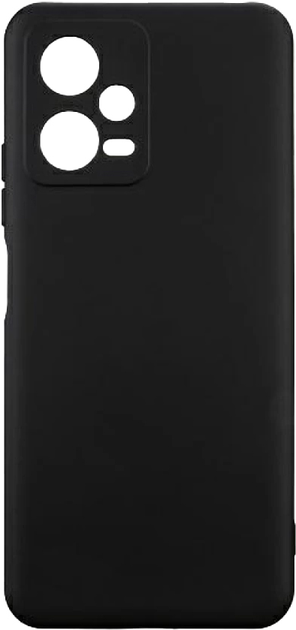 Панель Beline Silicone для Xiaomi Redmi Note 12 5G/Poco X5 5G Black (5905359817000) - зображення 1