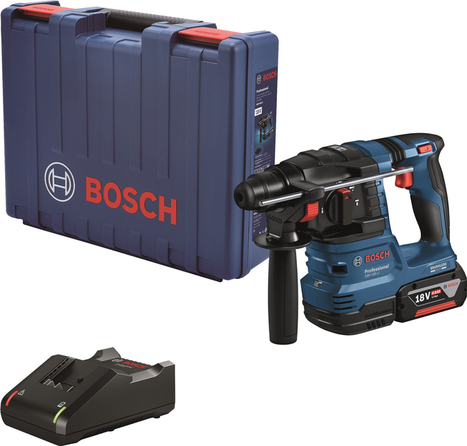 Акумуляторний безщітковий перфоратор Bosch GBH 185-LI (0611924022) - зображення 1
