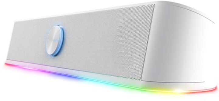 Акустична система Trust GXT 619W Thorne RGB-Illuminated White (25110) - зображення 2
