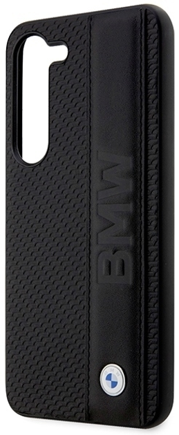 Etui BMW Leather Textured Stripe do Samsung Galaxy 23 Black (3666339114510) - obraz 2