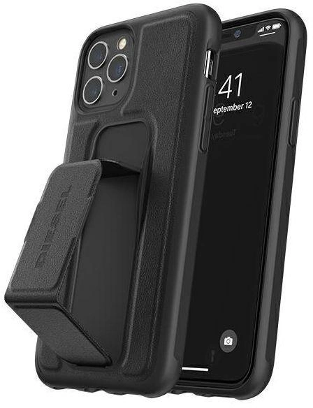 Etui Diesel Grip Case Leather Look do Apple iPhone 12/12 Pro Black (8718846085441) - obraz 1