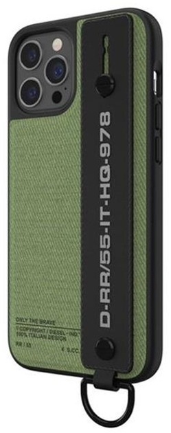 Панель Diesel Handstrap Case Utility Twill для Apple iPhone 12 Pro Max Black-green (8718846088503) - зображення 3