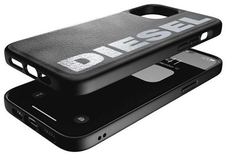 Etui Diesel Moulded Case Bleached Denim do Apple iPhone 12 Pro Max Grey-white (8718846088565) - obraz 2