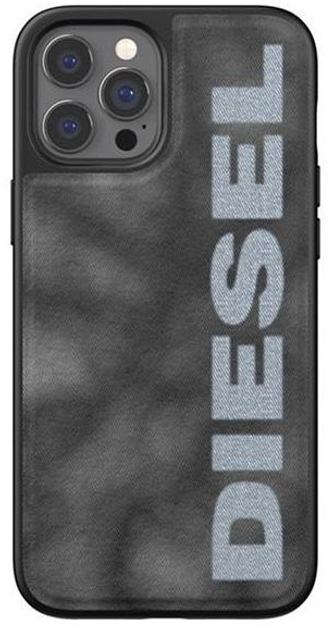 Etui Diesel Moulded Case Bleached Denim do Apple iPhone 12/12 Pro Grey-white (8718846088558) - obraz 6