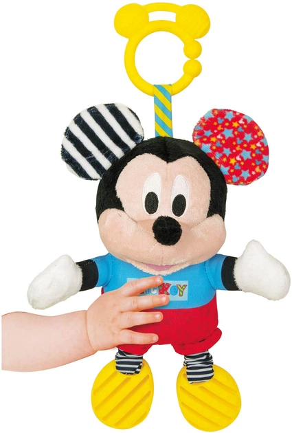 Miękka zabawka-zawieszka do wózka Clementoni Mickey z serii Disney Baby (8005125171651) - obraz 4
