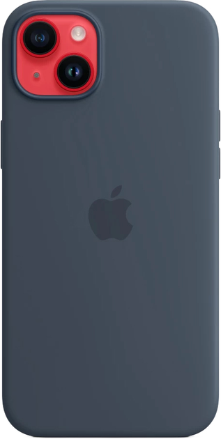 Панель Apple MagSafe Silicone Case для Apple iPhone 14 Plus Storm Blue (194253416234) - зображення 3