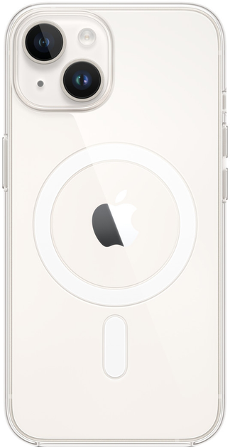 Etui Apple MagSafe Silicone Case do Apple iPhone 14 Transparent (194253416920) - obraz 1