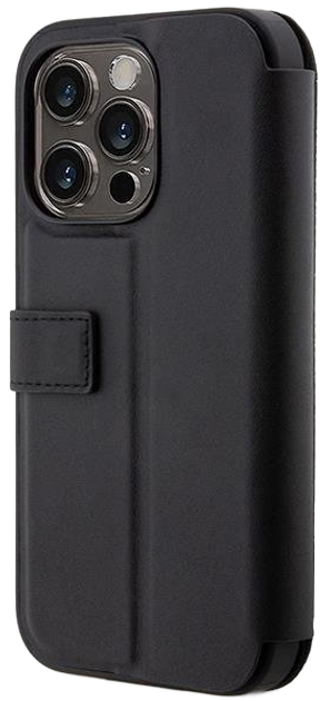 Чохол-книжка BMW Leather Textured Stripe для Apple iPhone 14 Pro Max Black (3666339097189) - зображення 4