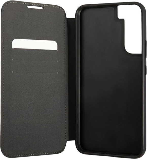 Etui z klapką BMW M Collection Triangles do Samsung Galaxy S22 Plus Black (3666339043339) - obraz 4