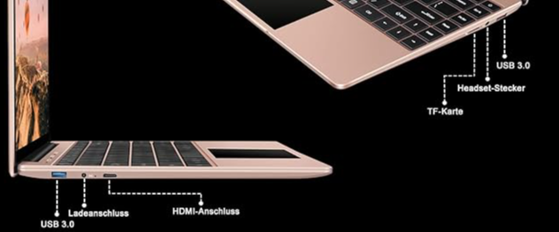 Ноутбук 14" WOZIFAN W7 Intel Celeron N4020C RAM 6GB SSD 128GB Win10 Металлический корпус b3 - изображение 5