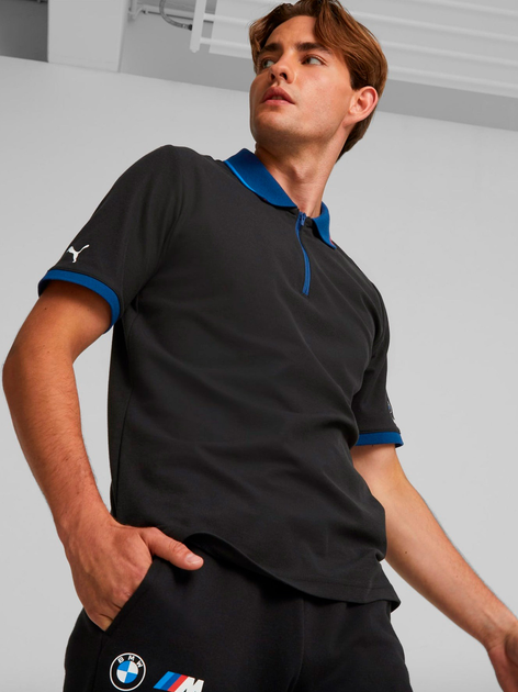 Puma Bmw Mms Zip Polo 53587001 S Cotton Black