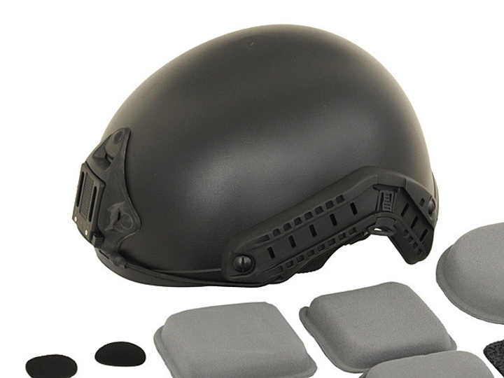 Страйкбольный шлем с быстрой регулировкой FAST BALLISTIC (Размер L/XL) – Black [FMA] (для страйкбола) - изображение 2