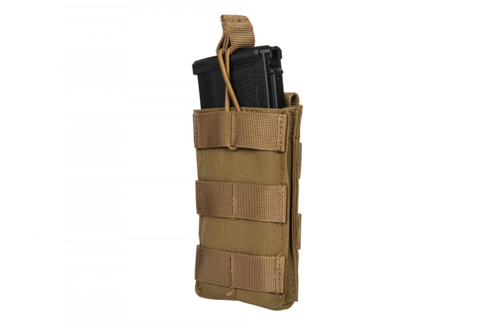 Підсумок відкритий Specna Arms Single Rifle Magazine Pouch Coyote - зображення 1