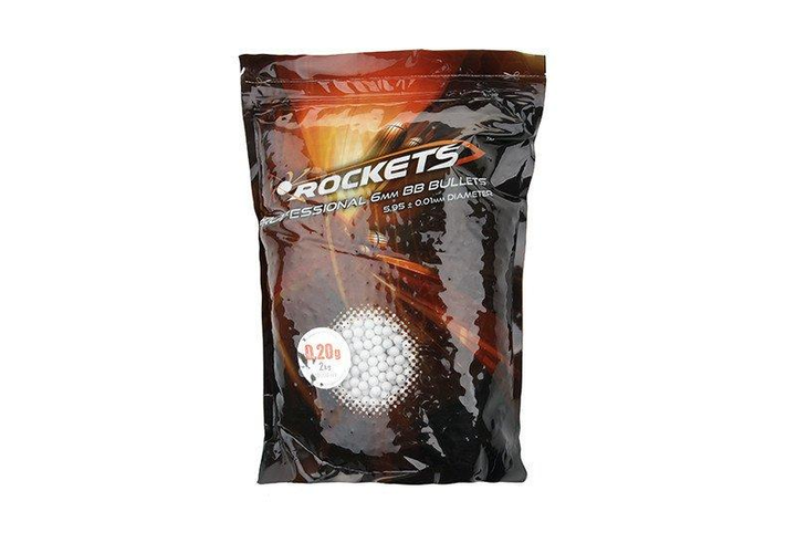 Страйкбольні кульки Rockets Professional 0,20 g - 2kg [ROCKETS] (для страйкболу) - зображення 1