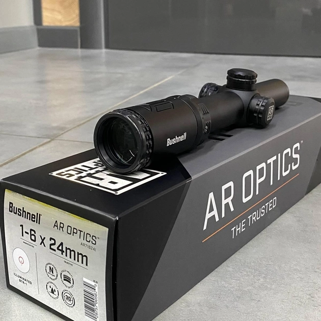 Оптичний приціл Bushnell AR Optics 1-6x24, сітка BTR-1 BDC з підсвіткою, труба 30 мм (244278) - зображення 2