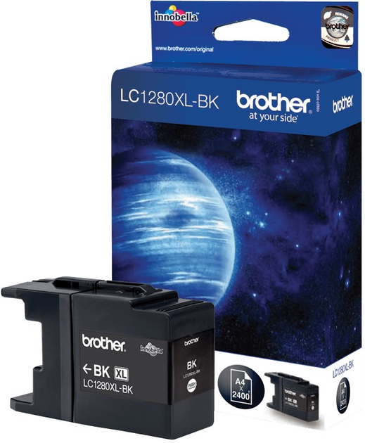 Чорнило Brother LC1280 Ink для MFC-J6510DW/J6710DW/J6910DW/J5910DW 2400 аркушів Black (4977766694049) - зображення 1