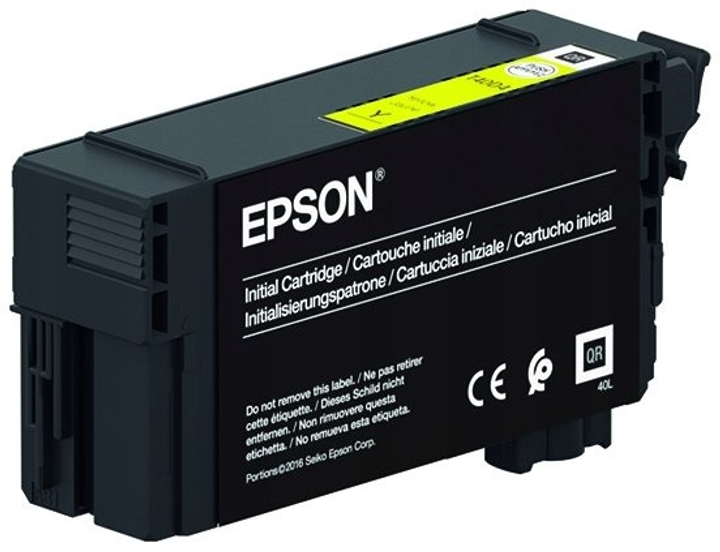 Tusze do drukarek Epson T40C440 Singlepack UltraChrome XD2 Yellow 26 ml (8715946631141) - obraz 1