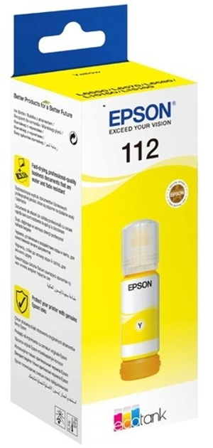 Чернильница Epson EcoTank 112 Pigment Yellow 70 ml (8715946674773 ...