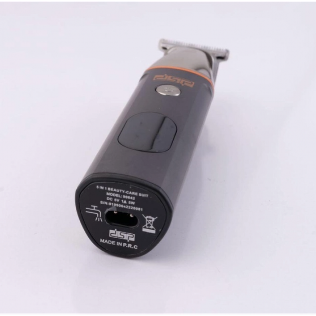 Универсальный триммер 5в1 DSP 90642 для стрижки волос, бороды и тела с LED-дисплеем (51356) - изображение 8