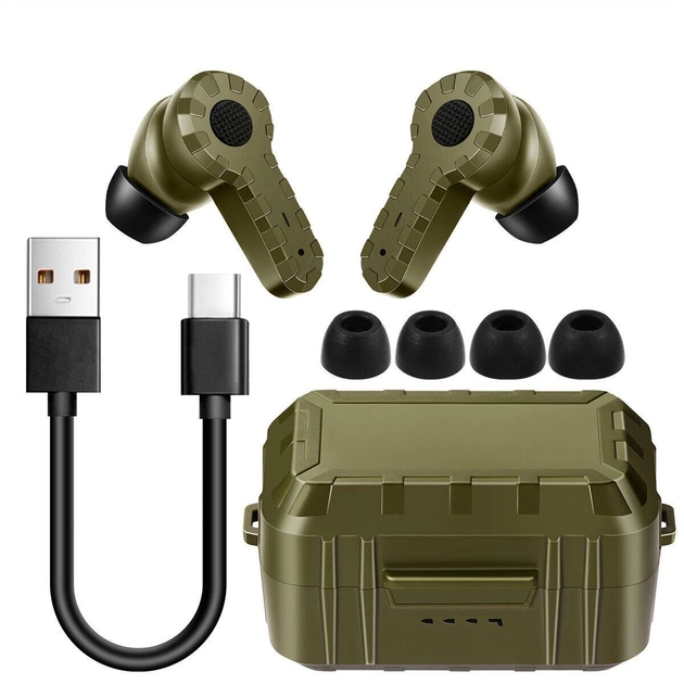 Активні Bluetooth навушники Arm Next Беруші із захистом слуху (Олива) - зображення 1