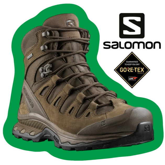 Ботинки тактические Salomon Quest 4D GTX Forces 2 Earth Brown EN (коричневый) 42.5 - изображение 2