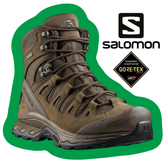 Черевики тактичні Salomon Quest 4D GTX Forces 2 EN Earth Brown (коричневий) 42.5 - зображення 2