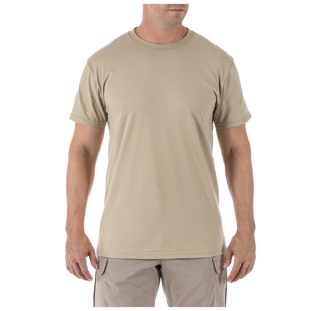 Футболка з коротким рукавом (3 шт. в комплекті) 5.11 Tactical Utili-T Crew - Three Pack ACU Tan S (40016-165) - изображение 1