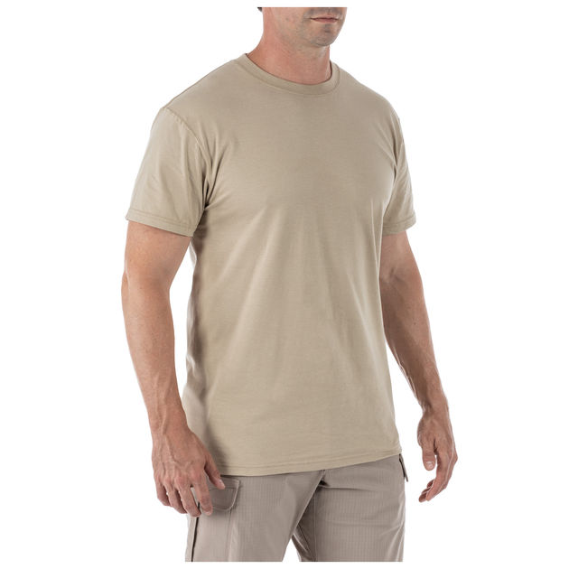 Футболка з коротким рукавом (3 шт. в комплекті) 5.11 Tactical Utili-T Crew - Three Pack ACU Tan S (40016-165) - изображение 2