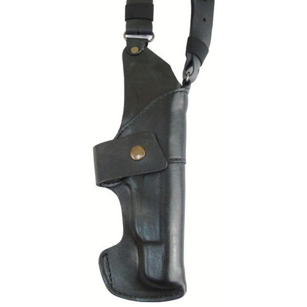 Кобура Медан для АПС кожаная формованная с кожаным креплением вертикальная (1011 АПС) - изображение 2
