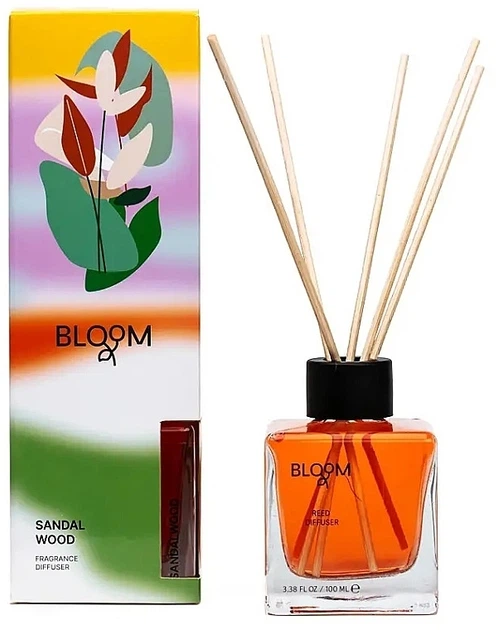 Аромадиффузор - Aroma Bloom Reed Diffuser Sandal Wood 100ml (1228399-139584) - Фото 1 Аромадиффузор - Aroma Bloom Reed Diffuser Sandal Wood 100ml (1228399-139584) - изображение 1