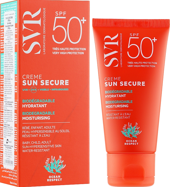 Солнцезащитный крем - SVR Sun Secure Biodegradable Moisturizing Cream ...