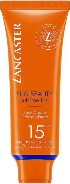 Солнцезащитный крем для лица - Lancaster Sun Beauty SPF15 50ml (1088544 ...