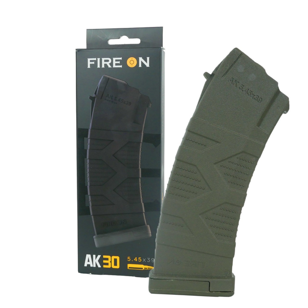 Магазин FireON АК30 5,45*39 Олива / Желтый податель - изображение 1