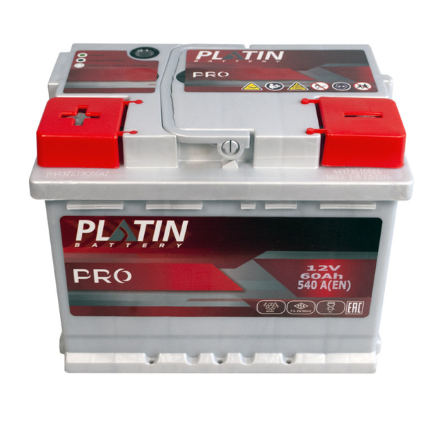 Автомобильный аккумулятор PLATIN Pro MF 60Ah 540A L+ (L2) - изображение 2