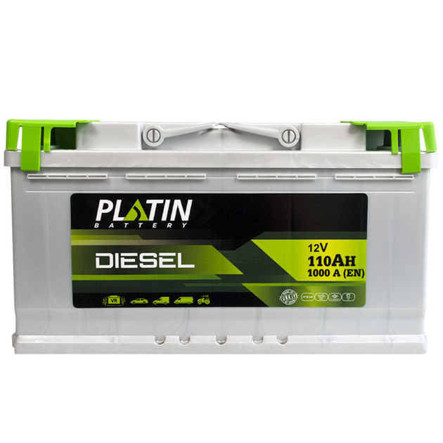 Автомобільний акумулятор PLATIN Silver Disel MF 110Ah 1000A R+ - Фото 1 Автомобільний акумулятор PLATIN Silver Disel MF 110Ah 1000A R+ - зображення 1