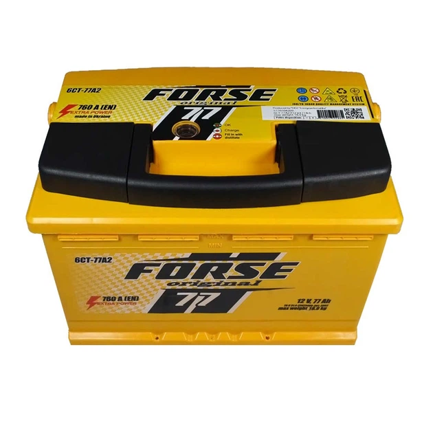 Автомобильный аккумулятор Forse Ista 77Аh 760А R+ (L3) – фото, отзывы ...