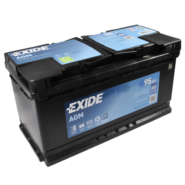 Аккумулятор автомобильный EXIDE Start-Stop AGM 95Аh 850A R+ - изображение 5