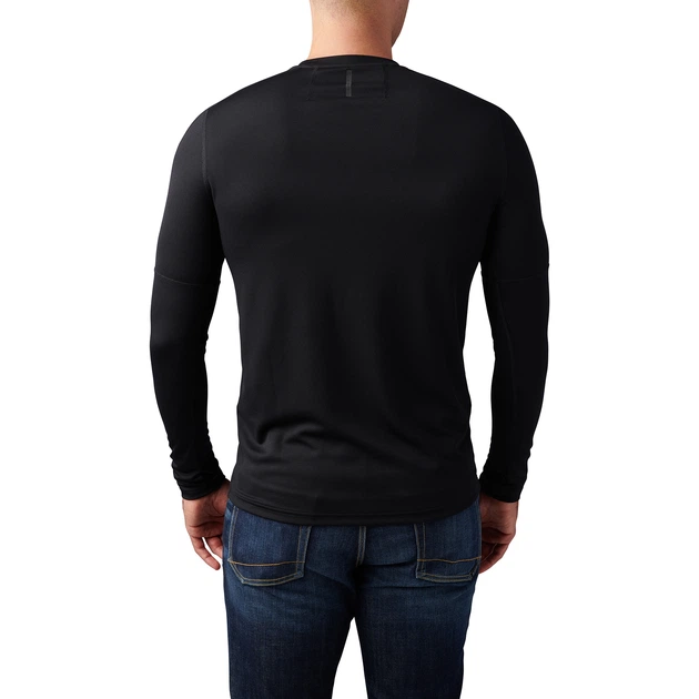 Термореглан 5.11 Tactical Tropos Long Sleeve Baselayer Top Black L (40183-019) - зображення 2