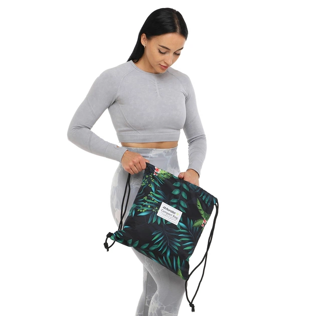 Сумка спортивная рюкзак мешок Zelart 4Monster Compact Bag Action SKB Dark Вlue-Mint - изображение 8