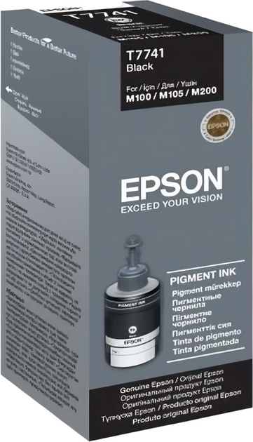 Чорнило для принтера Epson T7741 140 ml Black (8715946526324) - зображення 1