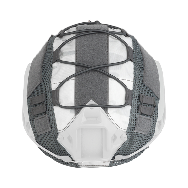 Кавер на шлем | чехол на каску тактический военный Fast Helmet Cover Мультикам Зимний M-размер (148899WC) - изображение 2