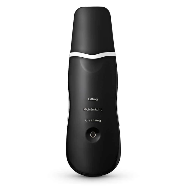 Ультразвуковой скрабер для чистки лица Ultrasonic Beauty Home Black - изображение 2