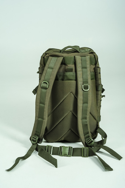 Тактичний війсковий рюкзак SINGLE SWORD 36-50L. Хаки - изображение 2