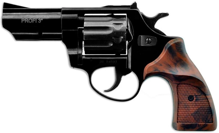 Револьвер флобера Zbroia Profi-3 Чорний / Pocket + 50 Sellier & Bellot - зображення 2
