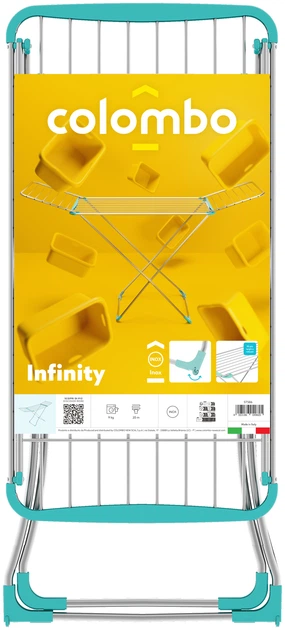 Сушарка для білизни підлогова Colombo Infinity (ST586) - Фото 4 Сушарка для білизни підлогова Colombo Infinity (ST586) - зображення 4