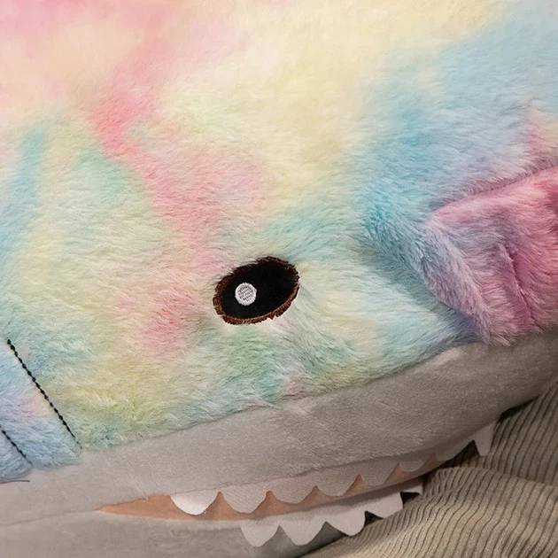Мягкая игрушка подушка My Kigu Акула Плюшевая Антистресс 140 см Голубо-фиолетовая (9039) - Фото 4 Мягкая игрушка подушка My Kigu Акула Плюшевая Антистресс 140 см Голубо-фиолетовая (9039) - изображение 4