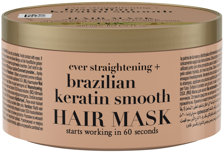 Маска для волос OGX Brazilian Keratin Smooth Разглаживающая 300 мл ...