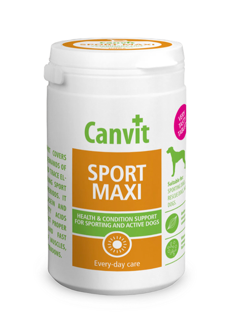 Витаминно-минеральный комплекс Canvit Sport Maxi для собак больших пород таблетки 230 г (can53379) - Фото 1 Витаминно-минеральный комплекс Canvit Sport Maxi для собак больших пород таблетки 230 г (can53379) - изображение 1