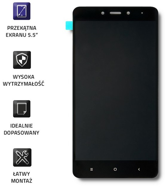 Дисплей Qoltec LCD для Xiaomi RedMi Note 4 (5901878507477) - зображення 3